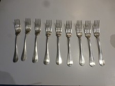 ANCIEN CHRISTOFLE baguette fidélio lot de 9  FOURCHETTE métal argenté