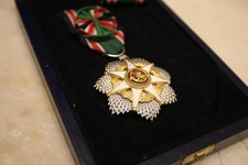 Royaume de Jordanie médaille de l'ordre du mérite militaire roi roi Hussein...