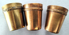 Lot 3 anciens gobelets à