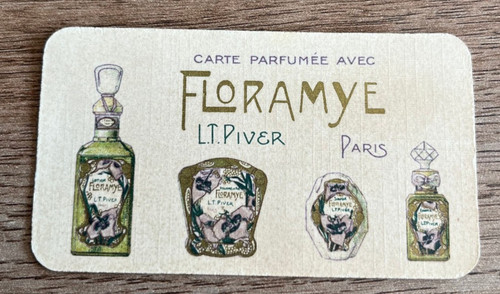 Ancien carte parfumée n50 - ancien,