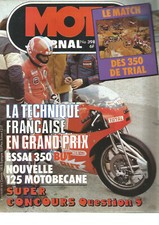 MOTO JOURNAL N°398 TECH. FRANC. EN GP / 125 MOTOBECANE / 400 YAM RD / 350 TRIAL