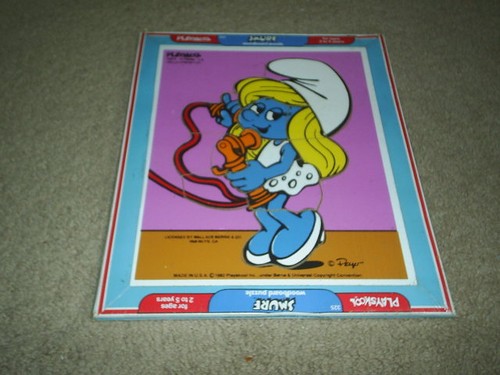 Smurfs smurfette telephone - on,
