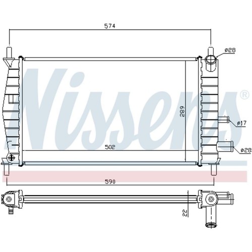 Radiateur moteur - radiateur,