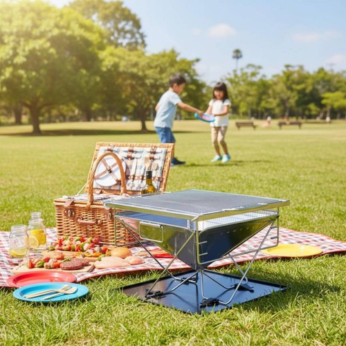 Barbecue portable acier - en,