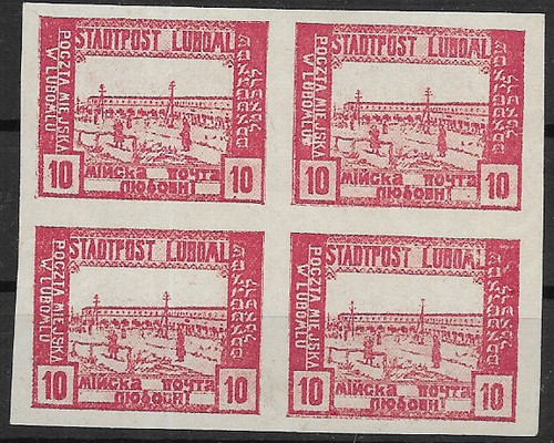 Pologne lokalpost luboml 1918 - luboml,