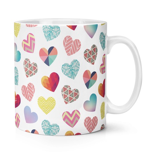 Patchwork cœurs motif 284ml - cœurs,
