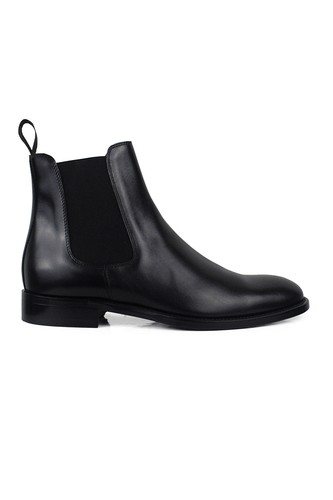 Leather boots
