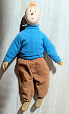Lot 2 poupées figurines  TINTIN HADDOCK TYCO  HERGE  MOULINSART 1995
