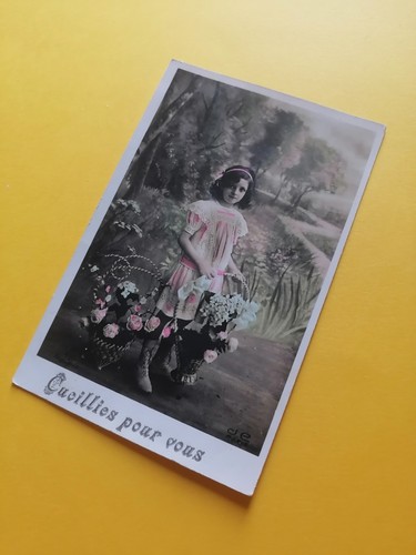 Cpa fantaisie enfants écrite - cpa,