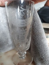 ANCIEN VERRE A BIERE ALLEMAND GRAVE DICTON