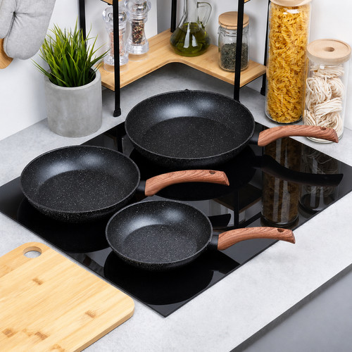 Lot poêles en granite - lot,