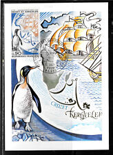 CARTE MAXIMUM - N° 1704 SUR CP DE PARIS DU 29/01/72 - ILES CROZET ET KERGUELEN