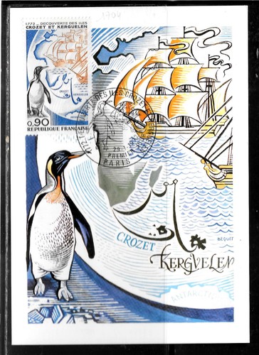 Carte maximum 1704 sur - -,