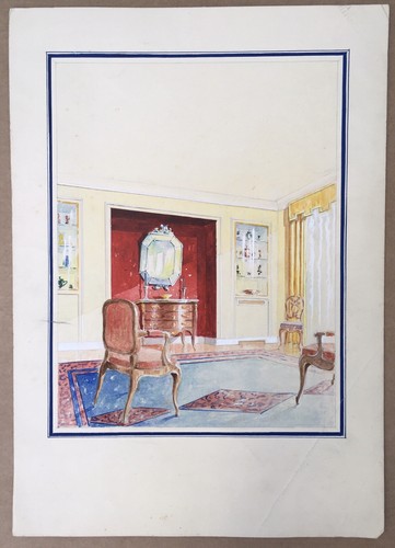 Aquarelle originale andré - originale, roy