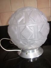 LAMPE/PLAFONNIER VERRE MOULE