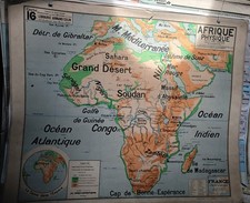 Carte scolaire afrique - carte,