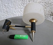 Applique Laiton et Tole Noir Arlus Lunel Arteluce 1950's