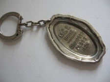 PORTE CLEFS METAL *M.C.T DELLE*  (COUVERTS PLATS INOX)