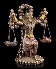 Anubis Figurine avec Cœur Et