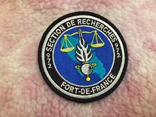 ECUSSON GENDARMERIE PATCH Opex Divers  MARTINIQUE 972 SR Recherches Police