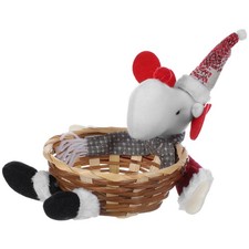  Panier De Décoration Noël Dragees Plat Friandises Comptoir Cuisine