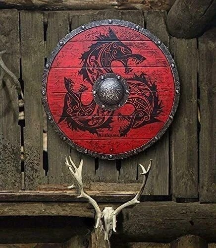 Bouclier viking bois - bouclier, en
