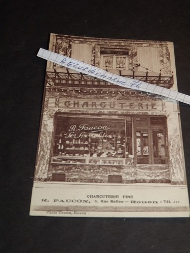 Cpa rouen charcuterie fine - 76,