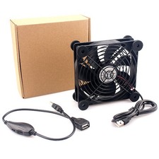 Ventilateur Refroidissement Fiable avec Grilles de Protection et Métal Fer Mail