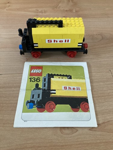 Lego vintage 136 tanker - tanker, wagon