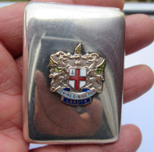 ANCIEN BOITE ECRIN ETUI BOITE ALLUMETTES PYROGENE LONDON ANTIQUE MATCH BOX