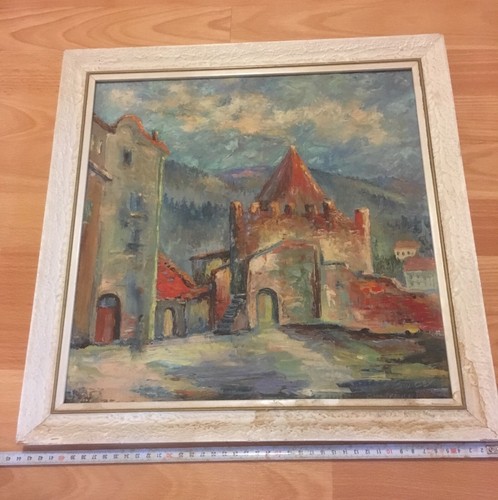 Malarstwo obraz mury obronne - malarstwo,
