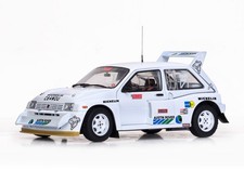 Sun Star 5538 1/18 MG Metro 6R4 Ayrton Senna Modèle D'Essai Blanc 1:18