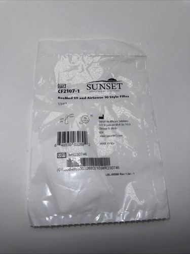 New sealed cpap filter - new,