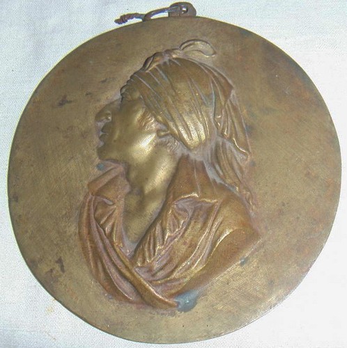 Tb1244 plaque bronze - plaque,