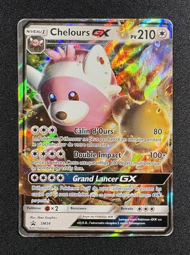 Carte pokémon chelours gx - carte,