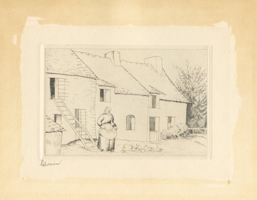Laboureur jean emile gravure - emile,