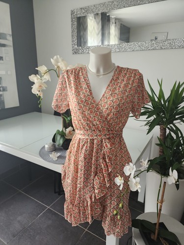 Une robe imprimée taille - imprimée, m/l