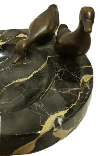 Vintage bronze ducks - bronze,