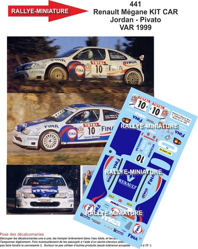 Decals ref 0441 - decals, renault