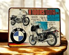 plaque métal vintage BMW R100