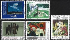 FRANCE - série de 5 timbres