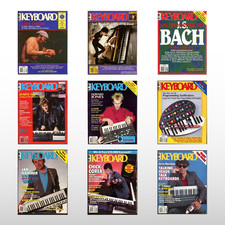 Keyboard magazine 1985 lot - keyboard, magazine,