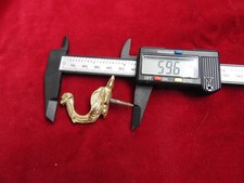 old bronze wall hook