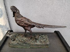Henri TRODOUX (XIXeme siècle), Faisan chinois en bronze, signé . N2