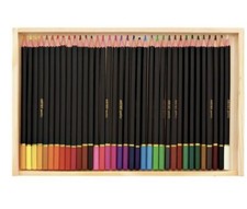 Coffret bois 36 crayons de
