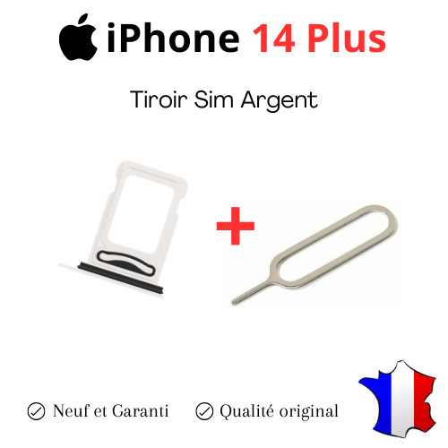 Tiroir double sim argent pour - double,