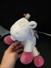 doudou peluche cheval poney Lucie et Victoria rose étoile NOUKIES - état NEUF