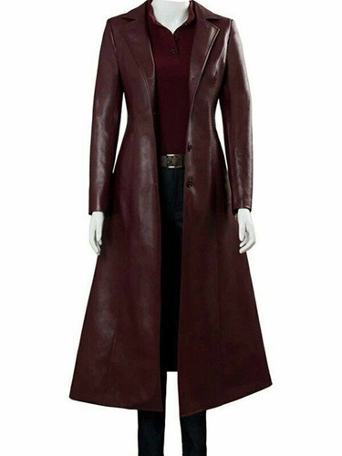 Trench coat cuir - cuir, véritable