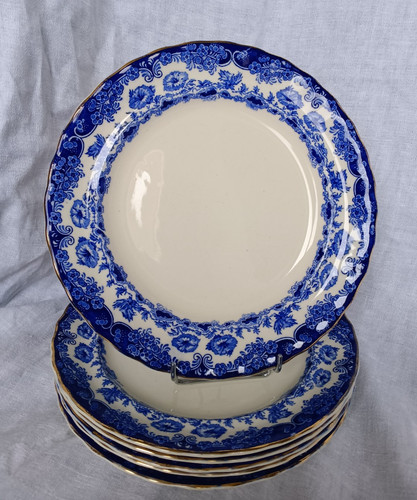 Assiettes plates faïence - 6,