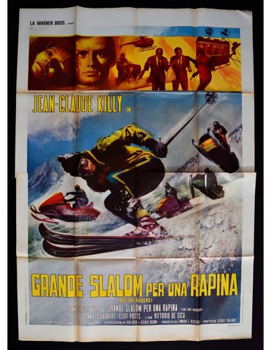 Affiche grand slalom - grand, pour